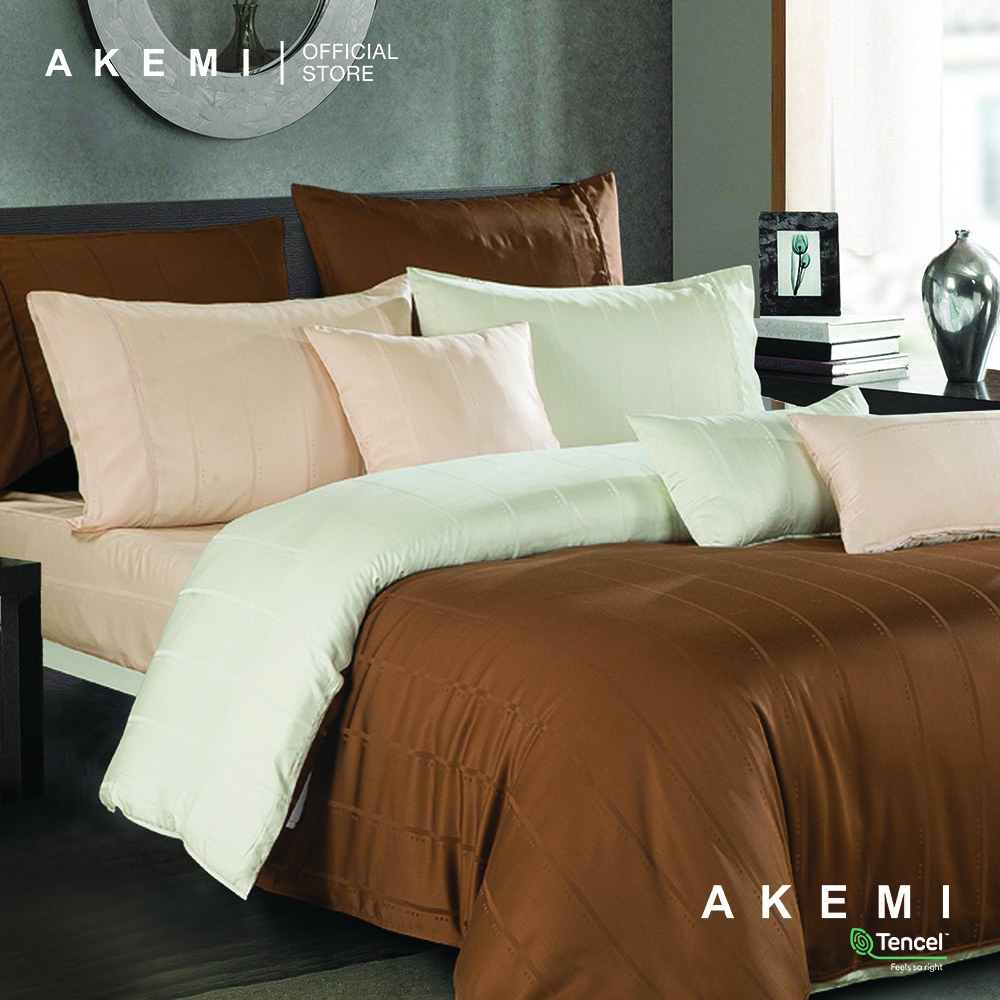 AKEMI Tencel Modal Earnest Collection Quilt Cover Set 880TC (Queen