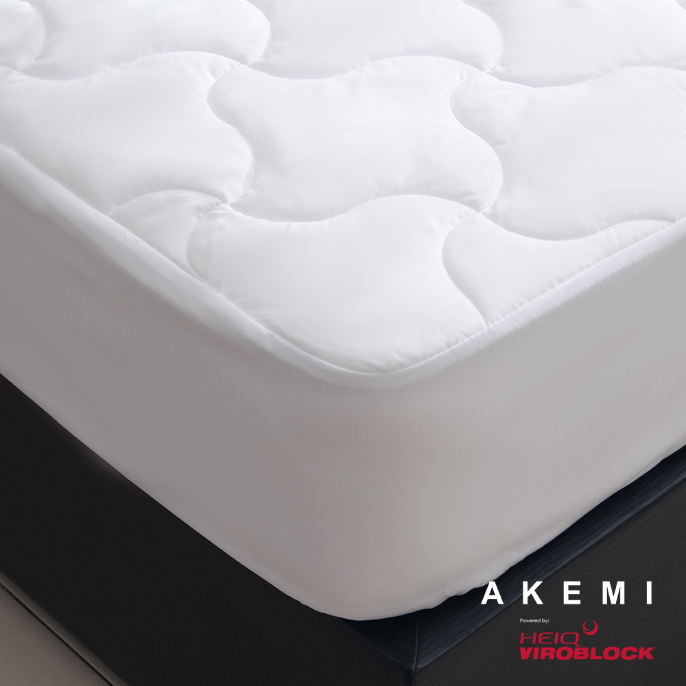 AKEMI HeiQ Viroblock Purefresh Fitted Mattress Protector (Queen