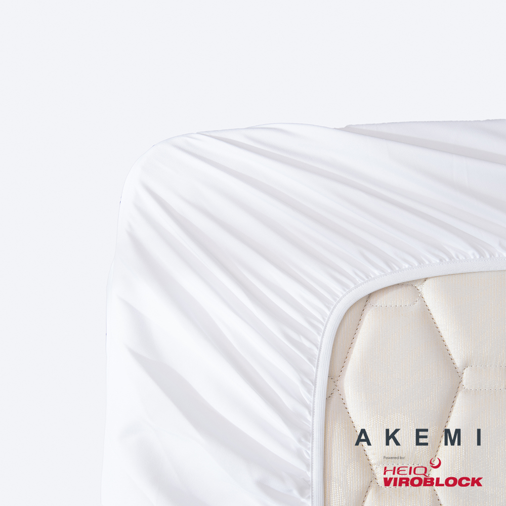 AKEMI HeiQ Viroblock Purefresh Fitted Mattress Protector (Queen