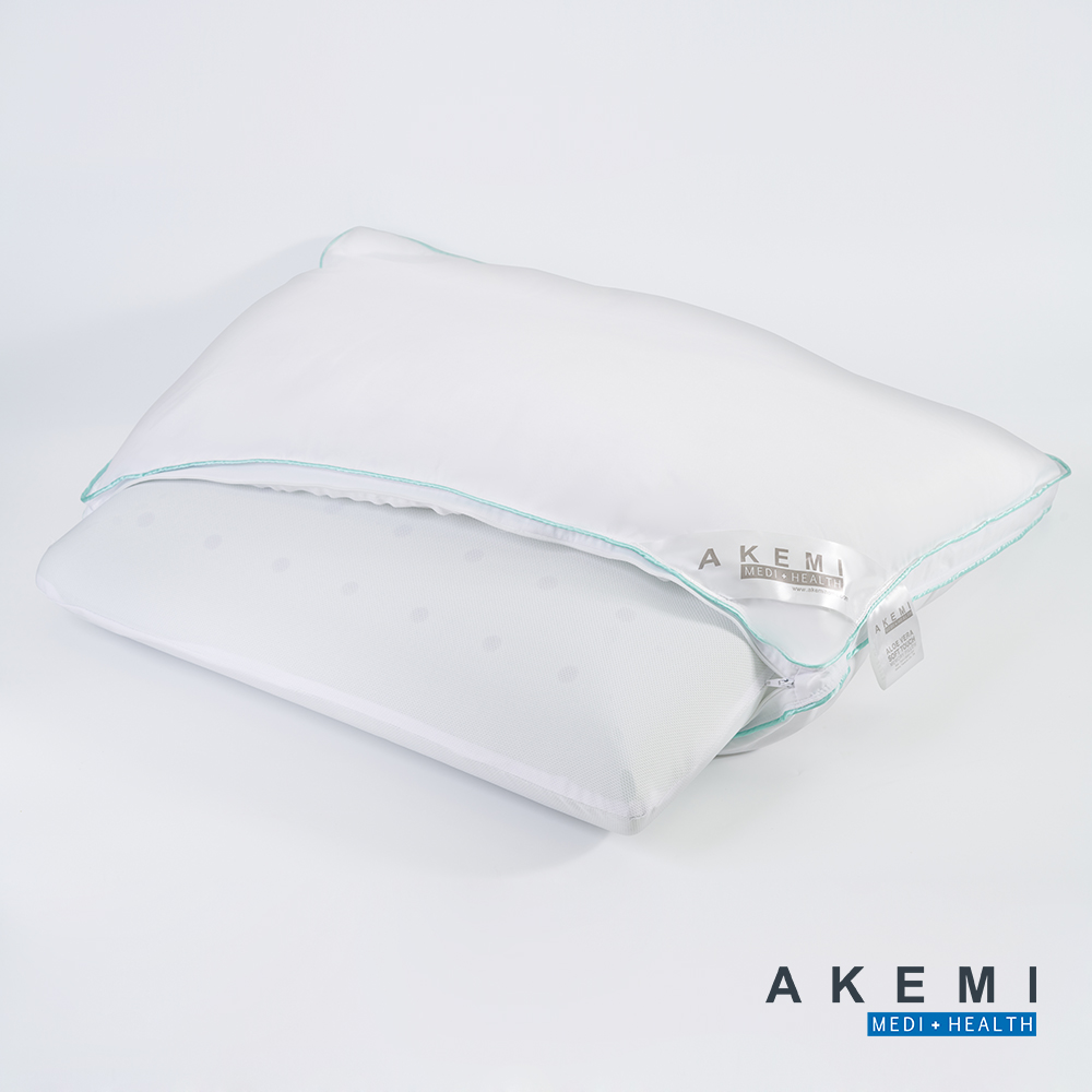 AKEMI Medi + Health Aloe Vera Soft Touch Memory Pillow Temptations