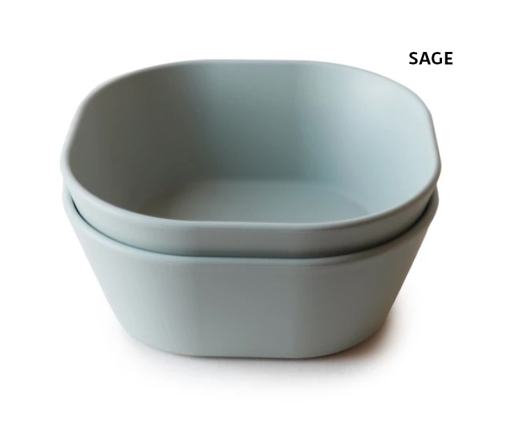 YE Baby Dinner Square Bowls Set Of 2 (Sage) Temptations Malaysia