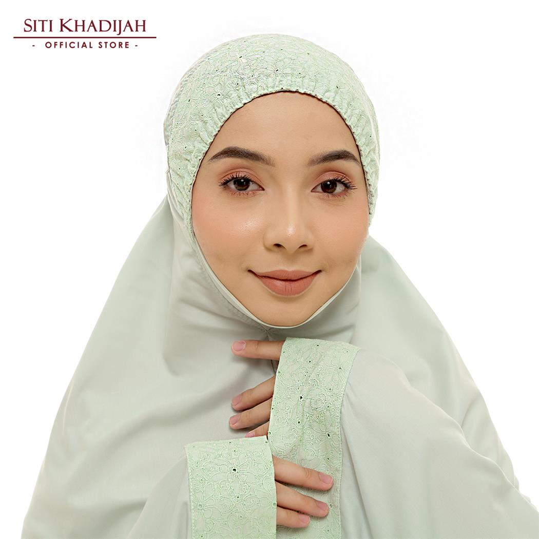 Telekung Color Siti Khadijah Telekung Broderie Kareala in Mercury ( M) - Temptations ...