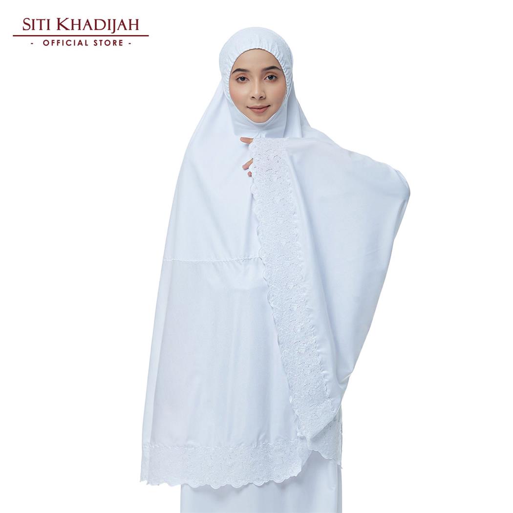 Telekung Color Siti Khadijah Telekung Signature Sierra in White ( L) - Temptations ...
