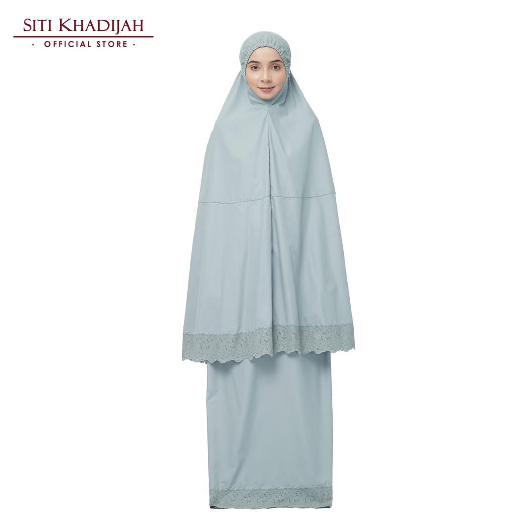 Siti Khadijah Telekung Signature Sierra in Soft Teal ( L) - Temptations ...