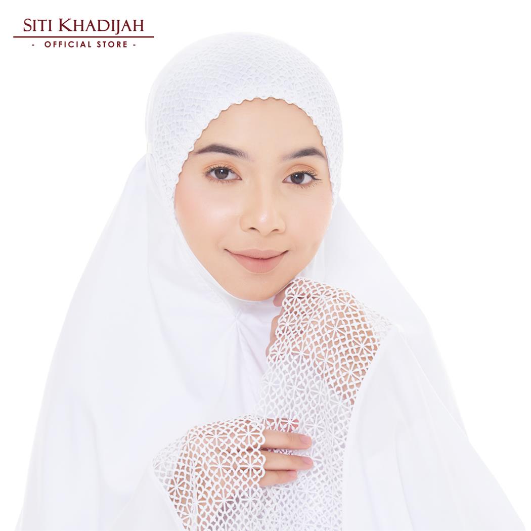 Siti Khadijah Telekung Modish Lian Li in White ( M) - Temptations ...