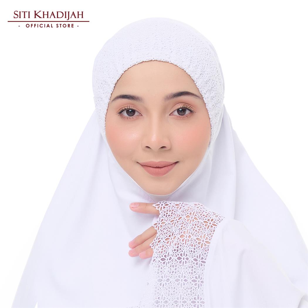 Siti Khadijah Modish Ambar In White (m Size) - Temptations - Malaysia 