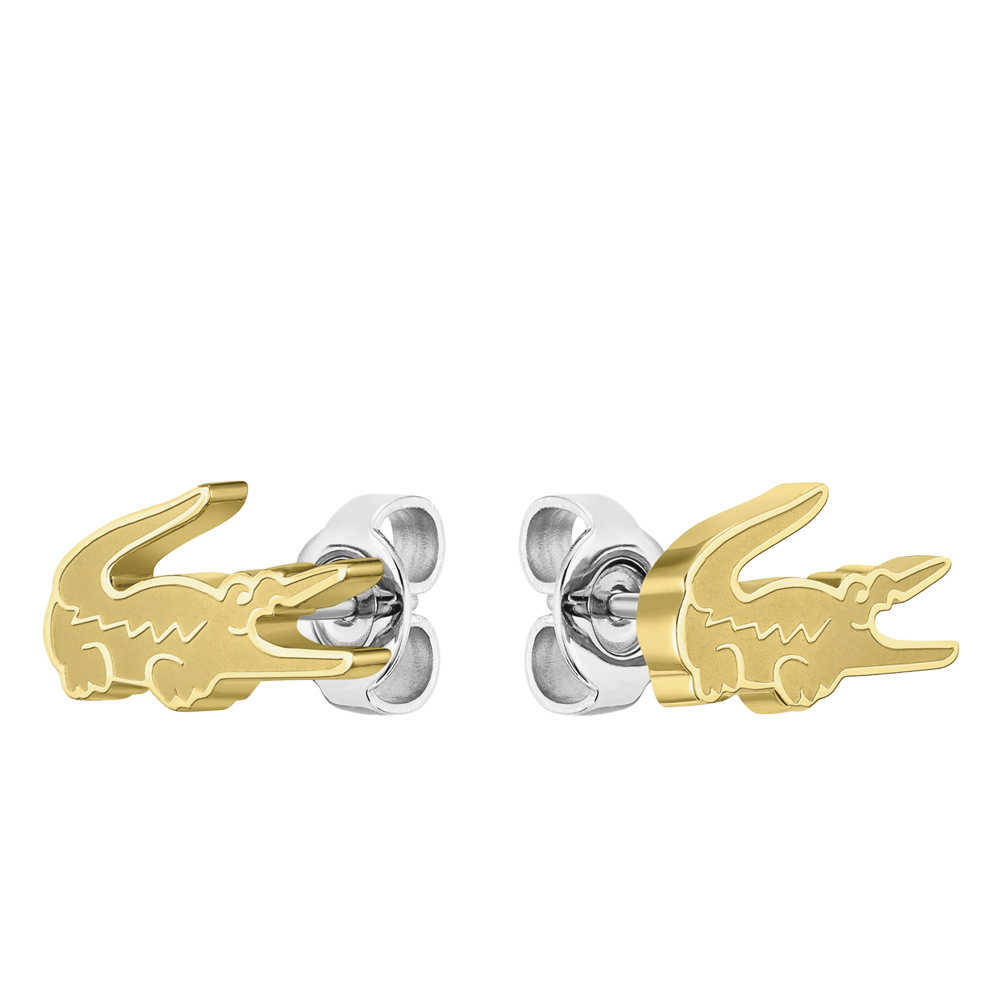 【LACOSTE】Unisex Crocodile Earrings ロゴ スタッド ピアス Unisex Crocodile Earrings - Watches & Jewelry - New In 2025