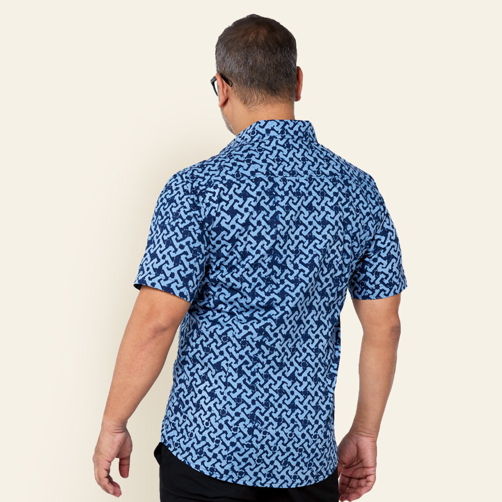 Batik polo cheap shirt