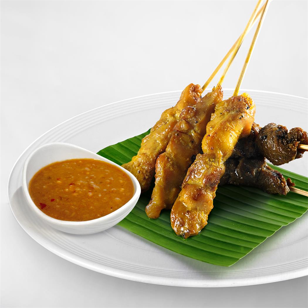 6 Sticks Beef Satay with Peanut Sauce Temptations Malaysia Airlines